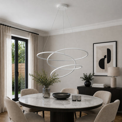 Racale White LED Ceiling Pendant