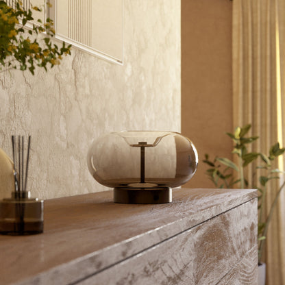 Optica 1 Bronze LED Table Lamp