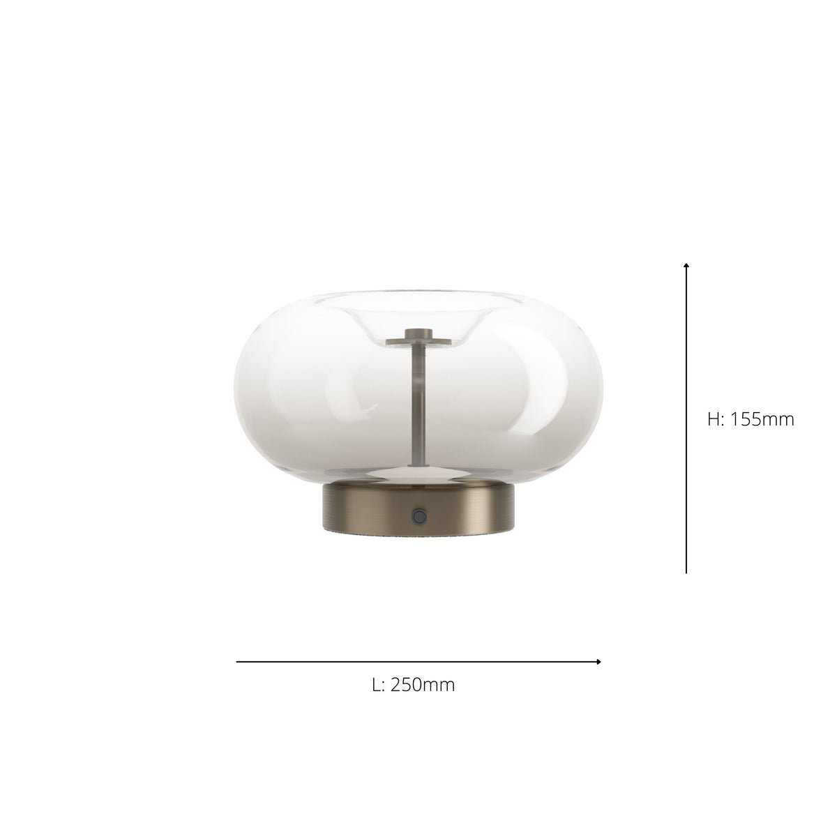 Optica 1 Bronze LED Table Lamp