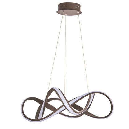 Synergy Large Warm White LED Brown Ceiling Pendant
