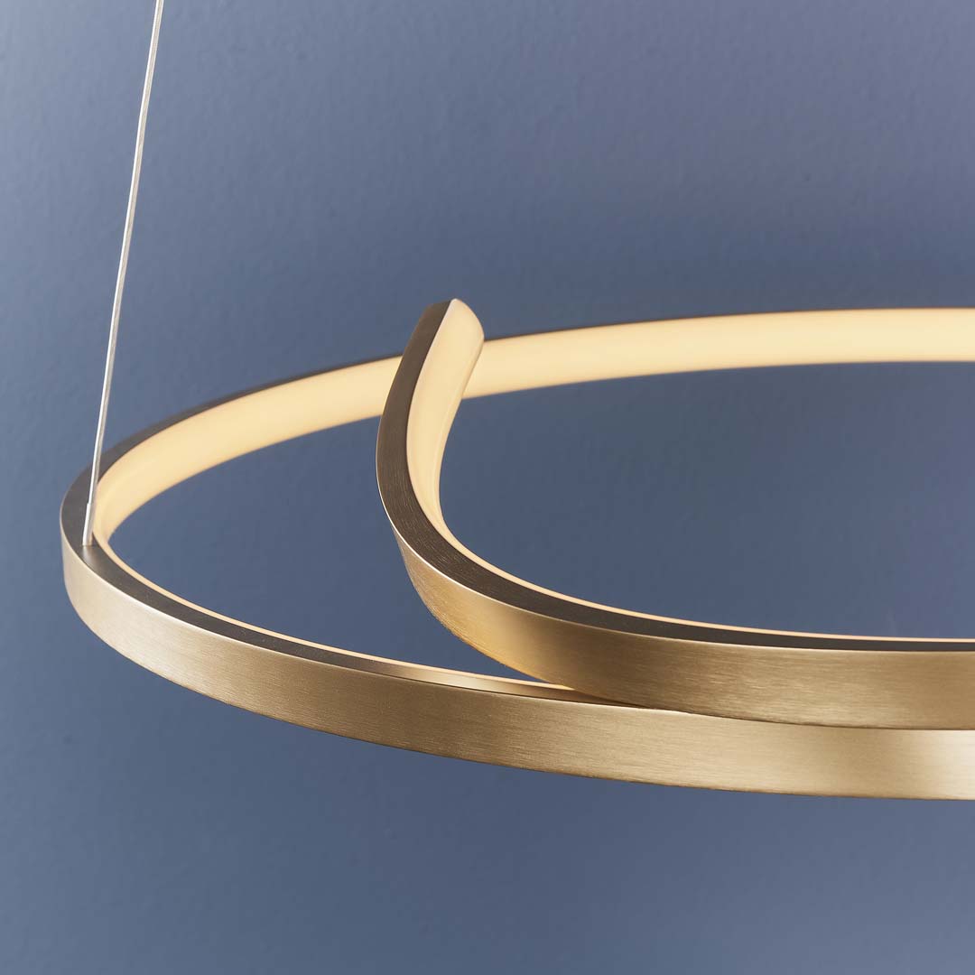 Rafe Matt Gold LED Ceiling Pendant