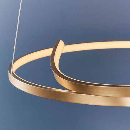 Rafe Matt Gold LED Ceiling Pendant