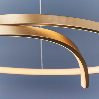 Rafe LED Matt Gold Ceiling Pendant