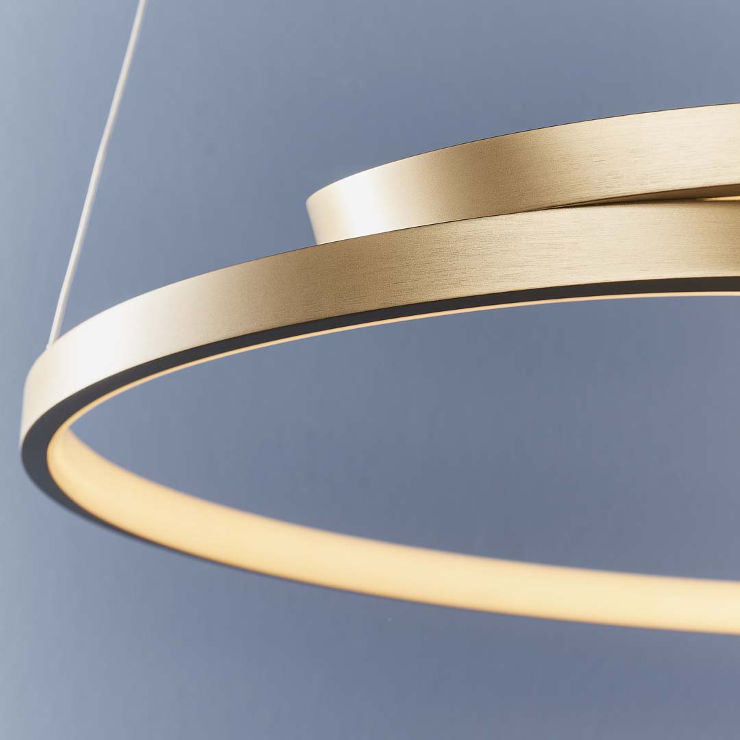 Rafe LED Matt Gold Ceiling Pendant