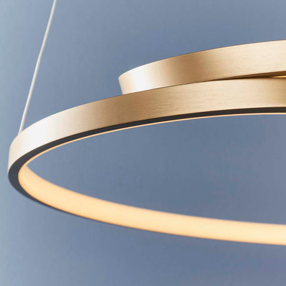 Rafe LED Matt Gold Ceiling Pendant