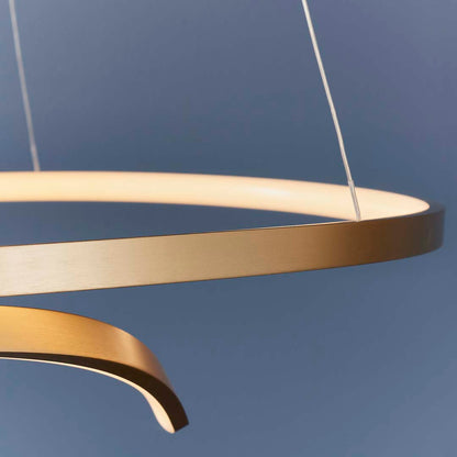 Rafe LED Matt Gold Ceiling Pendant