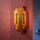 Neus 2 Light Antique Gold Wall Bracket
