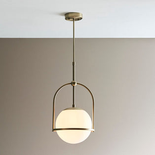 Pilar 1 Light Brass Ceiling Light