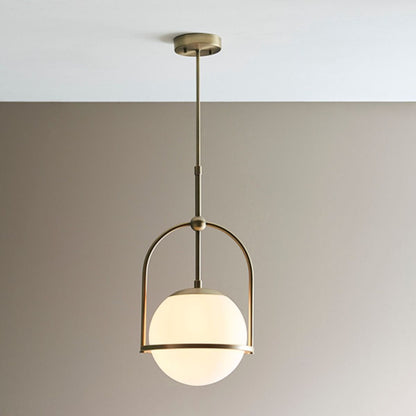 Pilar 1 Light Brass Ceiling Light