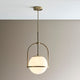 Pilar 1 Light Brass Ceiling Light
