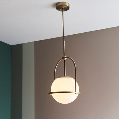 Pilar 1 Light Brass Ceiling Light