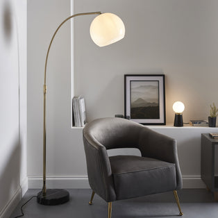 Otto Floor Lamp Antique Brass
