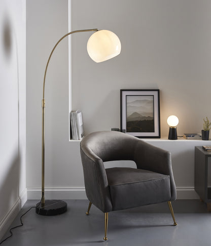 Otto Floor Lamp Antique Brass
