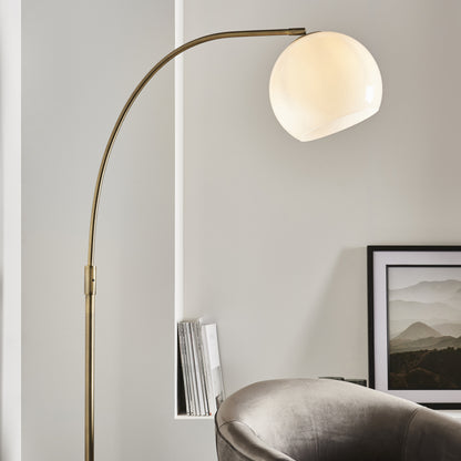 Otto Floor Lamp Antique Brass
