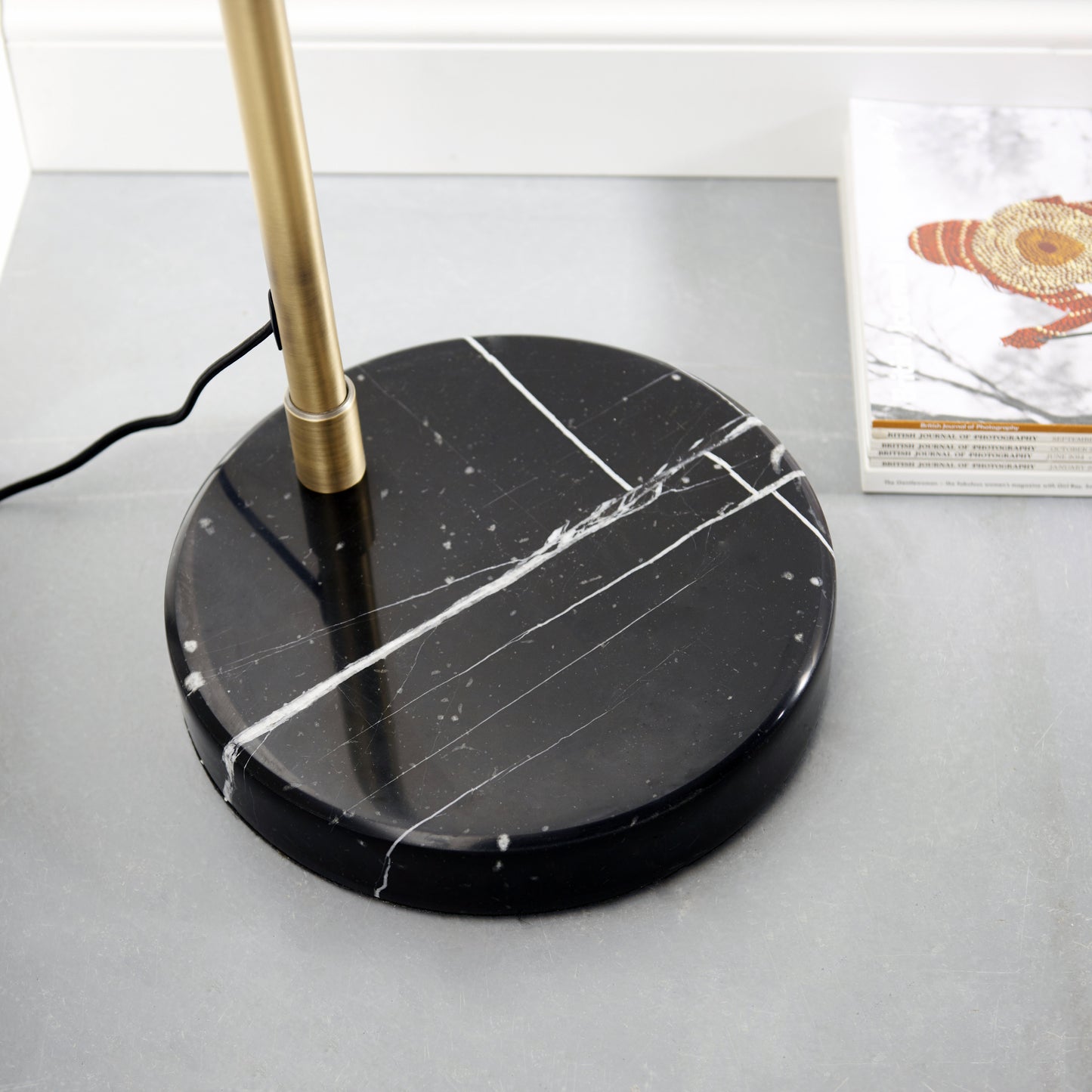 Otto Floor Lamp Antique Brass