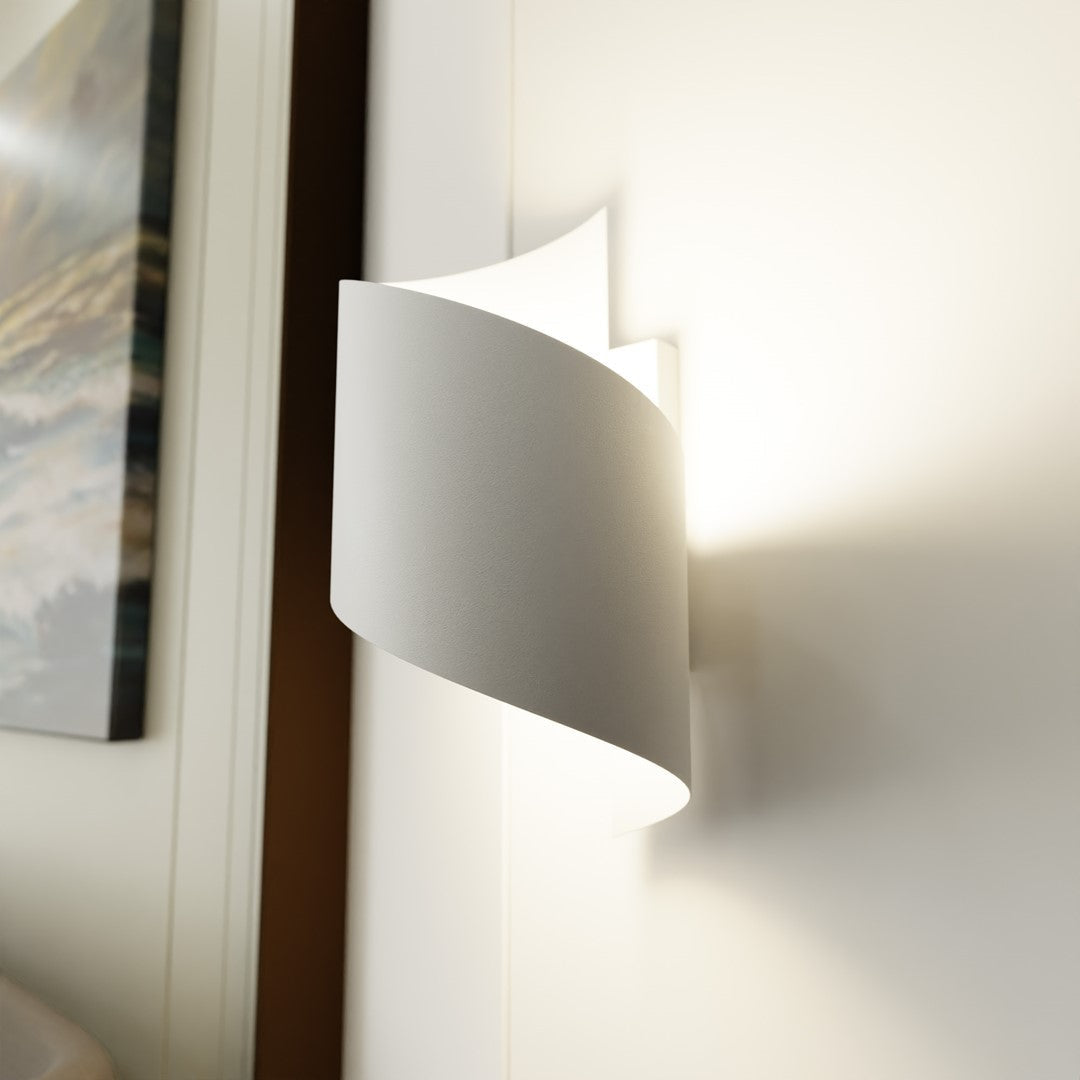 Spiner Wall Light White