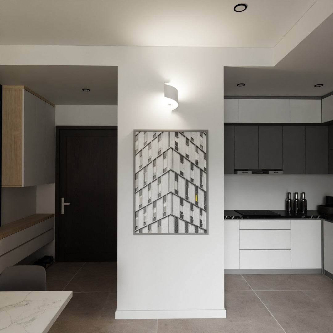Spiner Wall Light White