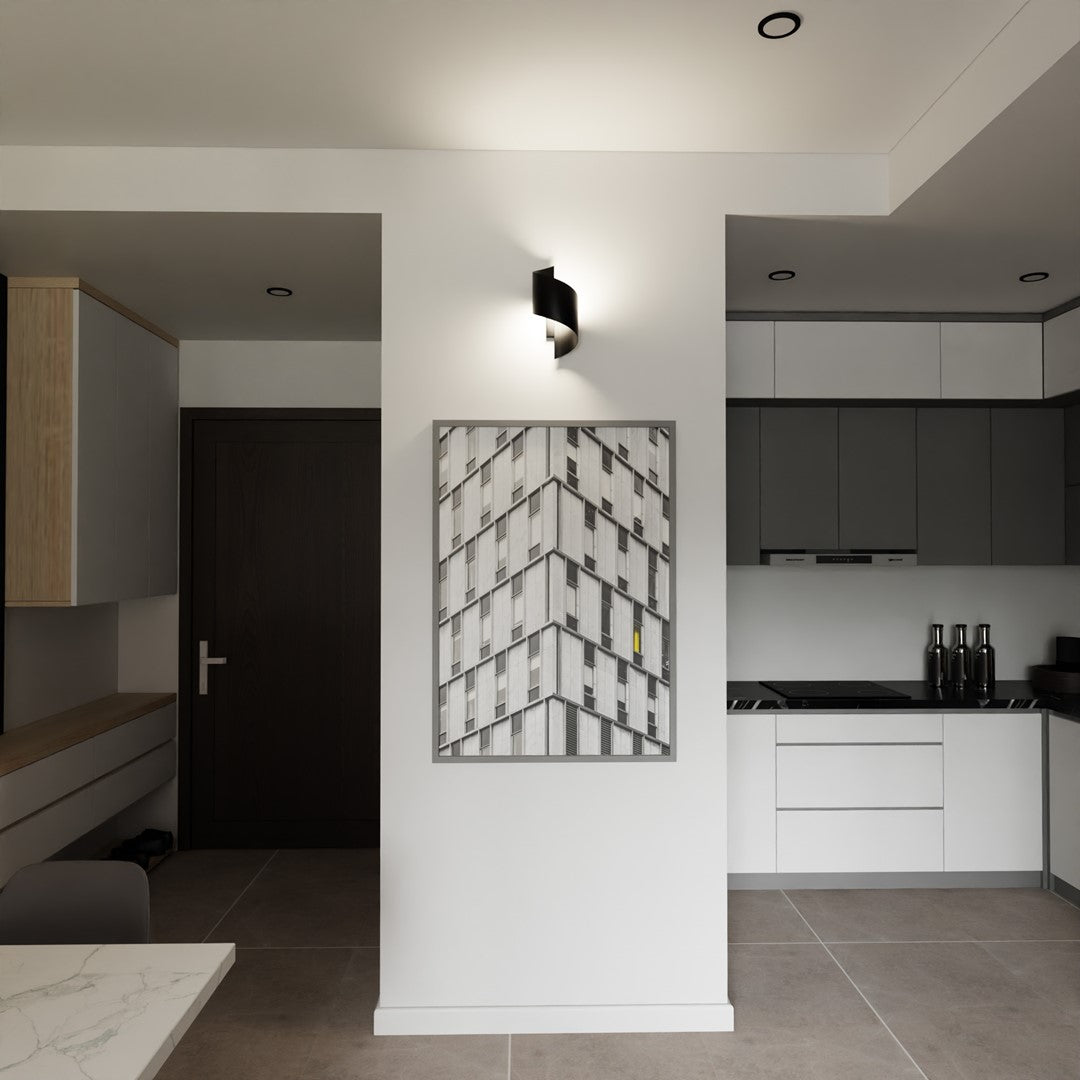 Spiner Wall Light Black