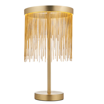 Zelma LED Satin Brass Table Lamp