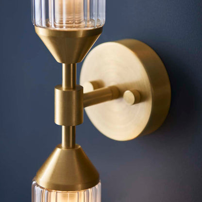 Botero 2 Light Satin Brass Wall Bracket