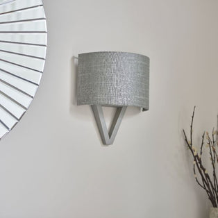 Kaden Grey Wood Wall Light