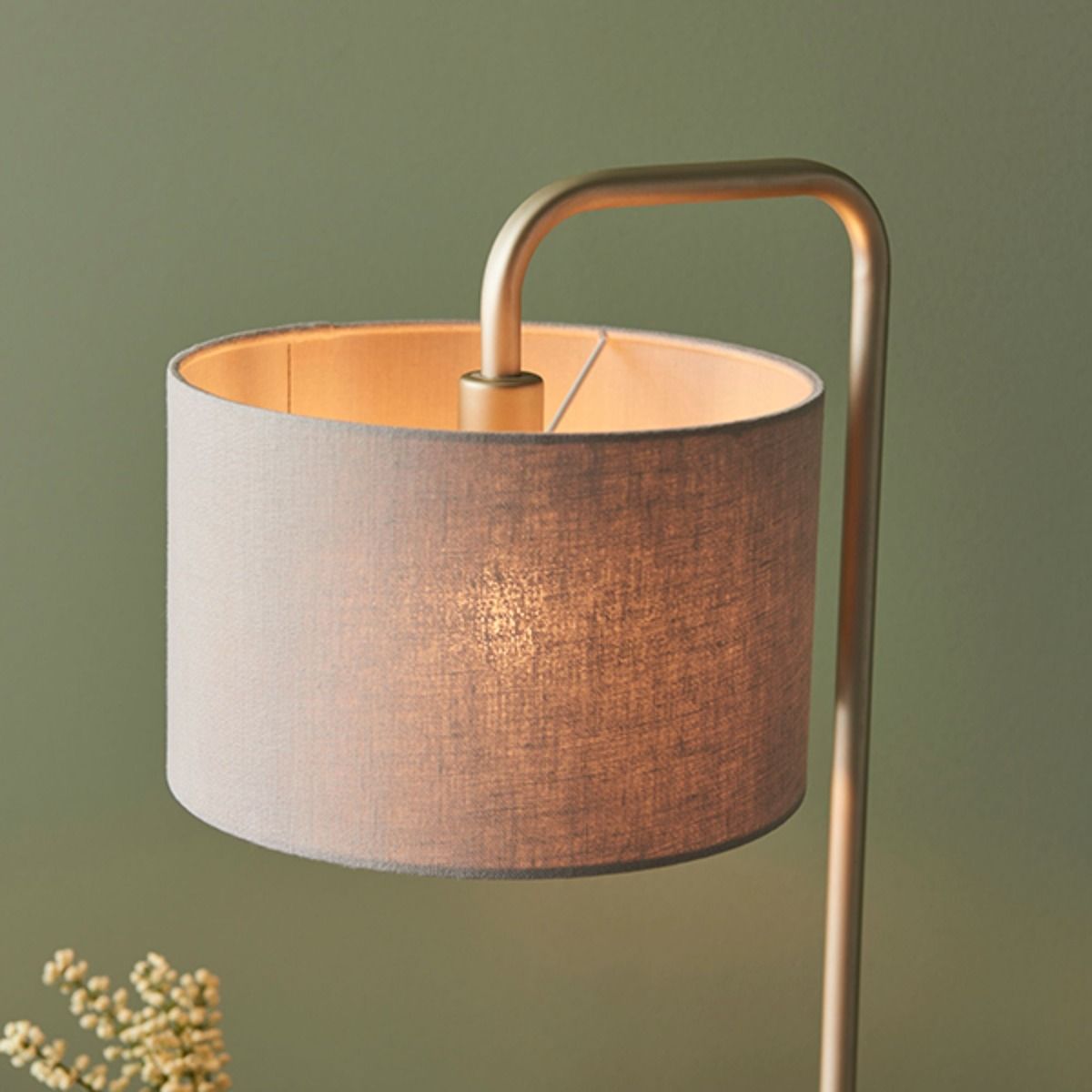 Nahia Champagne Table Lamp