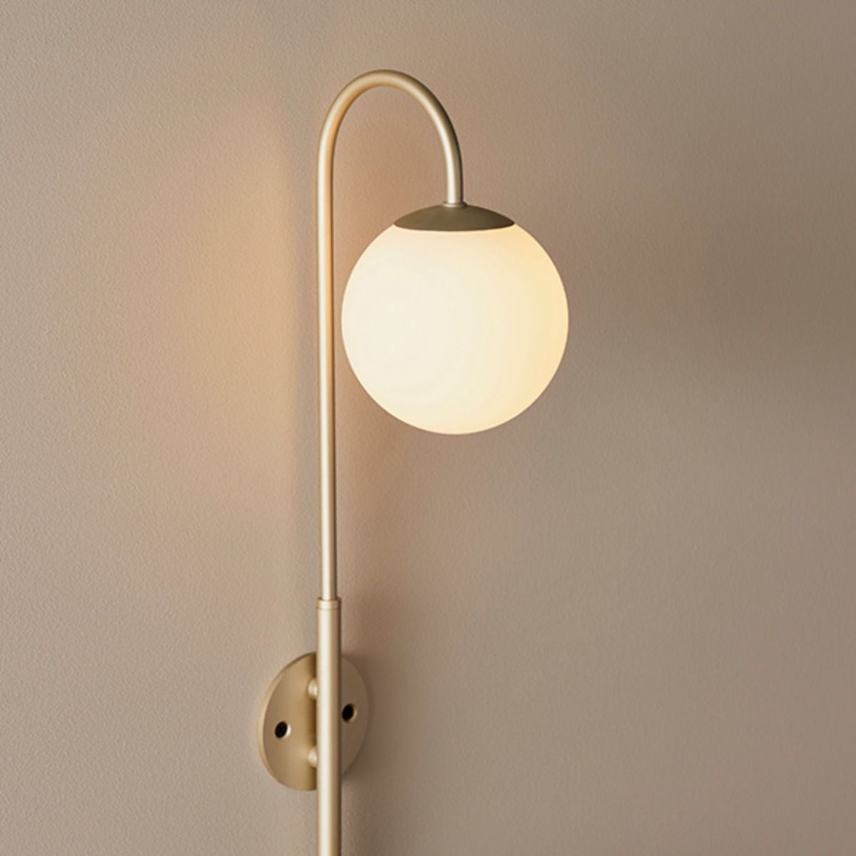 Zaira Chrome Wall Light with Shelf