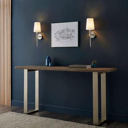 Carlota Nickel and White Wall Bracket