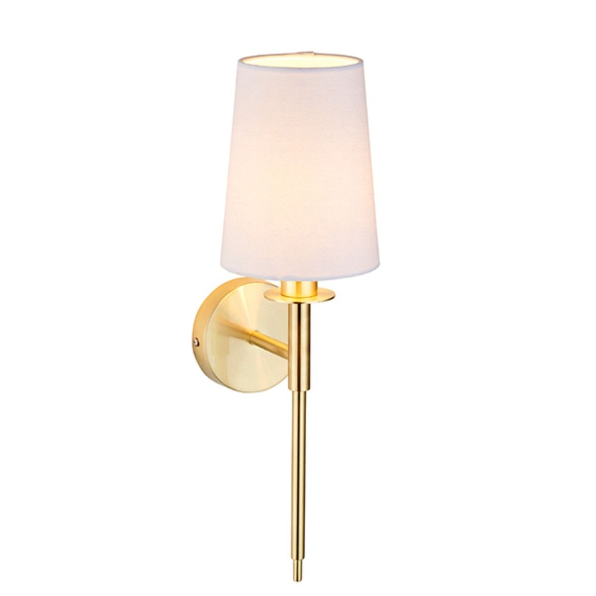 Carlota Brass and White Wall Bracket