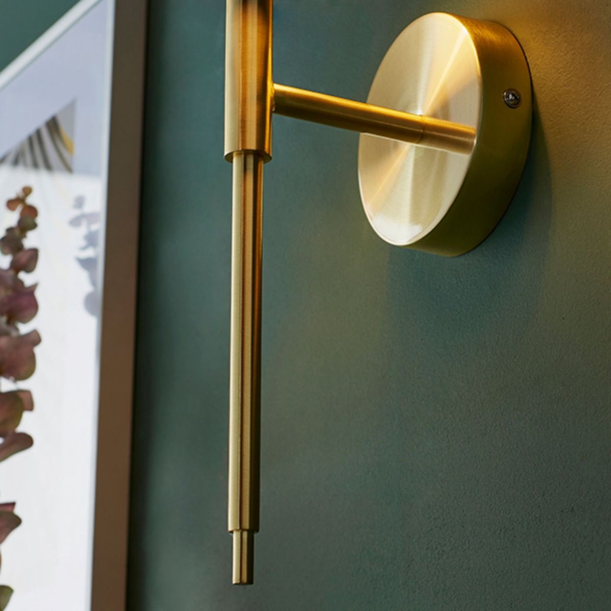 Carlota Brass and White Wall Bracket