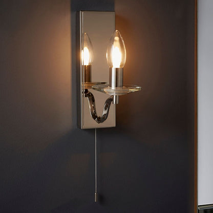 Celia IP44 Wall Light with Pull Switch