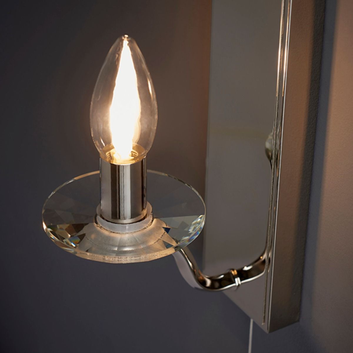 Celia IP44 Wall Light with Pull Switch