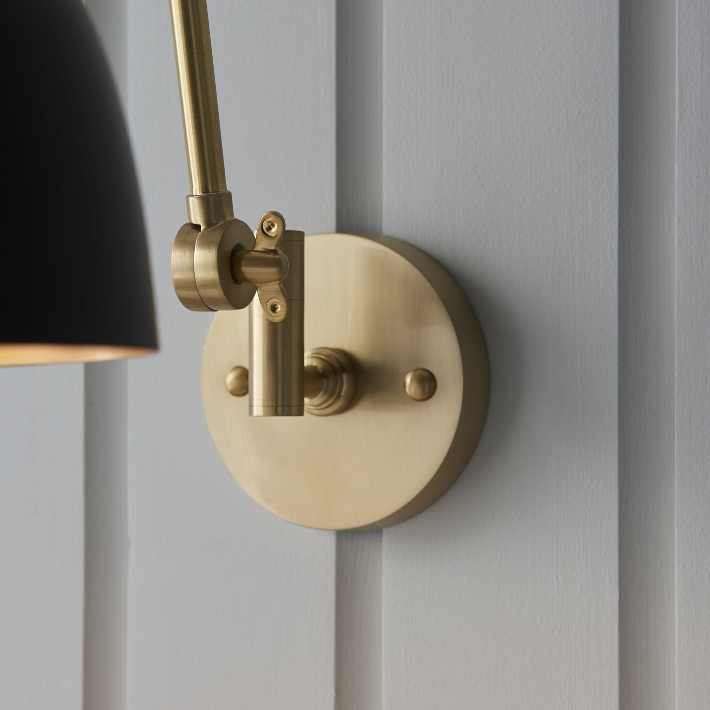 Lehal Swing Arm Wall Light Brass