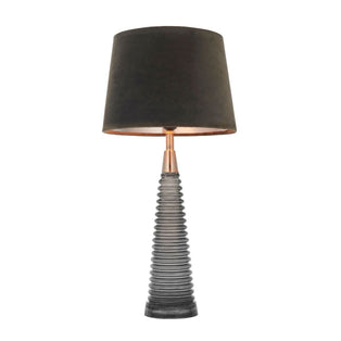 Naia Grey & Taupe Glass Table Lamp