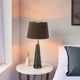 Naia Grey & Taupe Glass Table Lamp