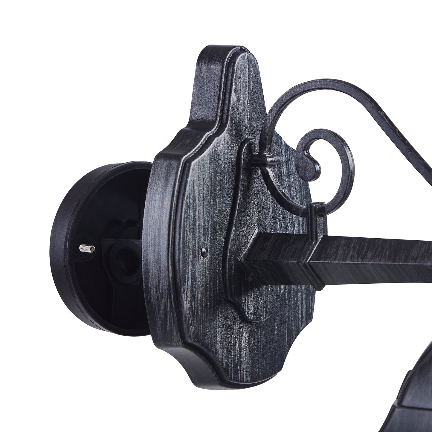 Navedo Black Outdoor Wall Light Downwards