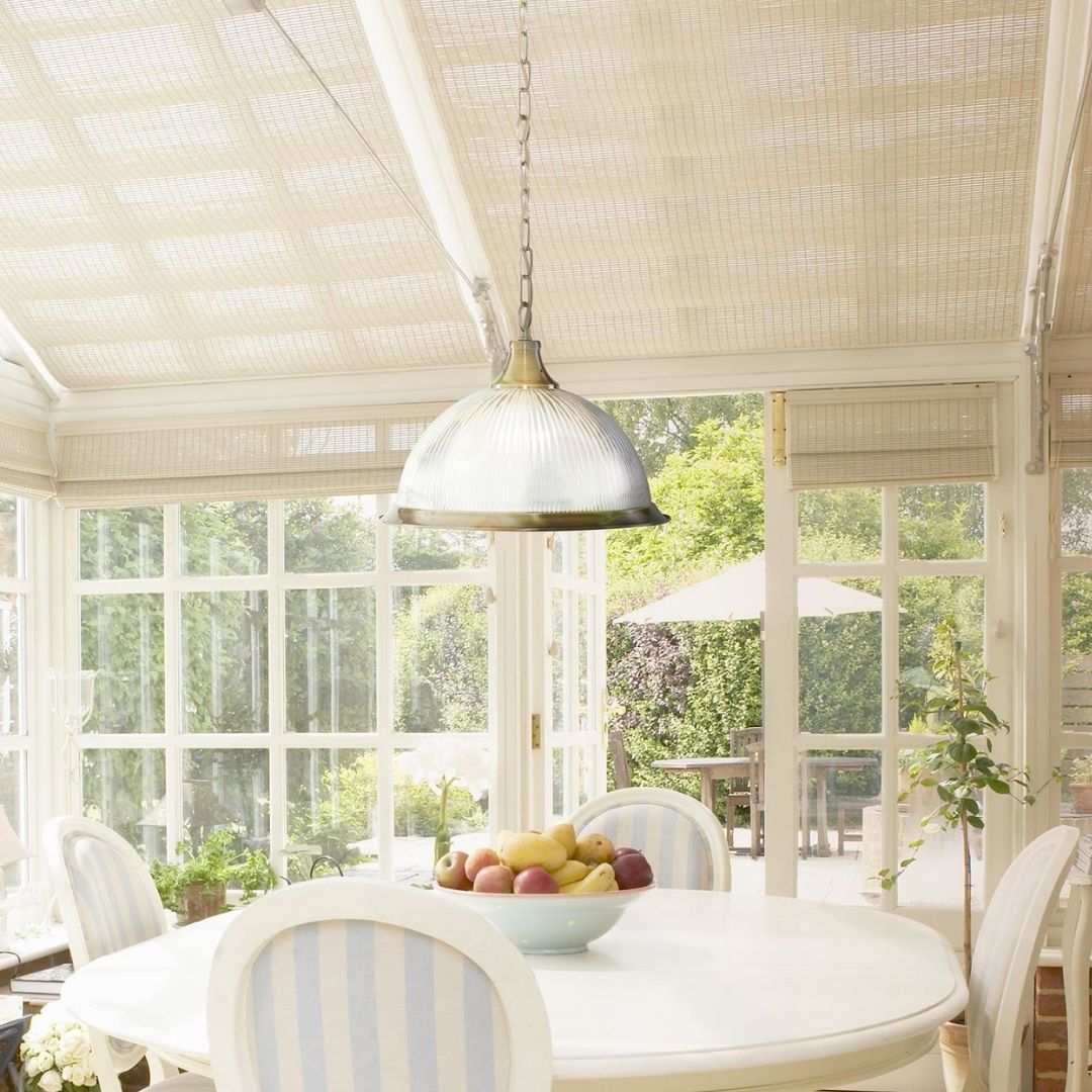 American Diner Ceiling Light Antique Brass