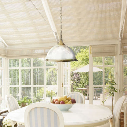 American Diner Ceiling Light Antique Brass