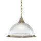 American Diner Ceiling Light Antique Brass
