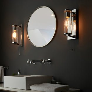 Avet Chrome IP44 Bathroom Wall Light