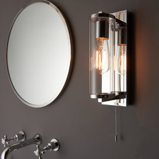 Avet Chrome IP44 Bathroom Wall Light