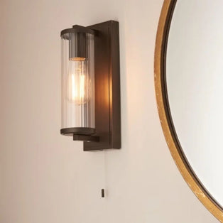 Avet Bronze IP44 Bathroom Wall Light