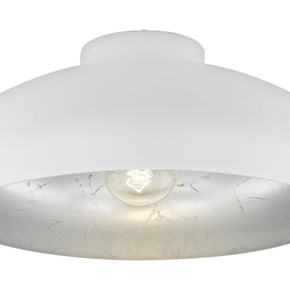 Mogano White Flush Ceiling Light
