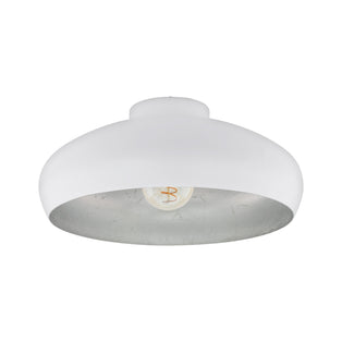 Mogano White Flush Ceiling Light