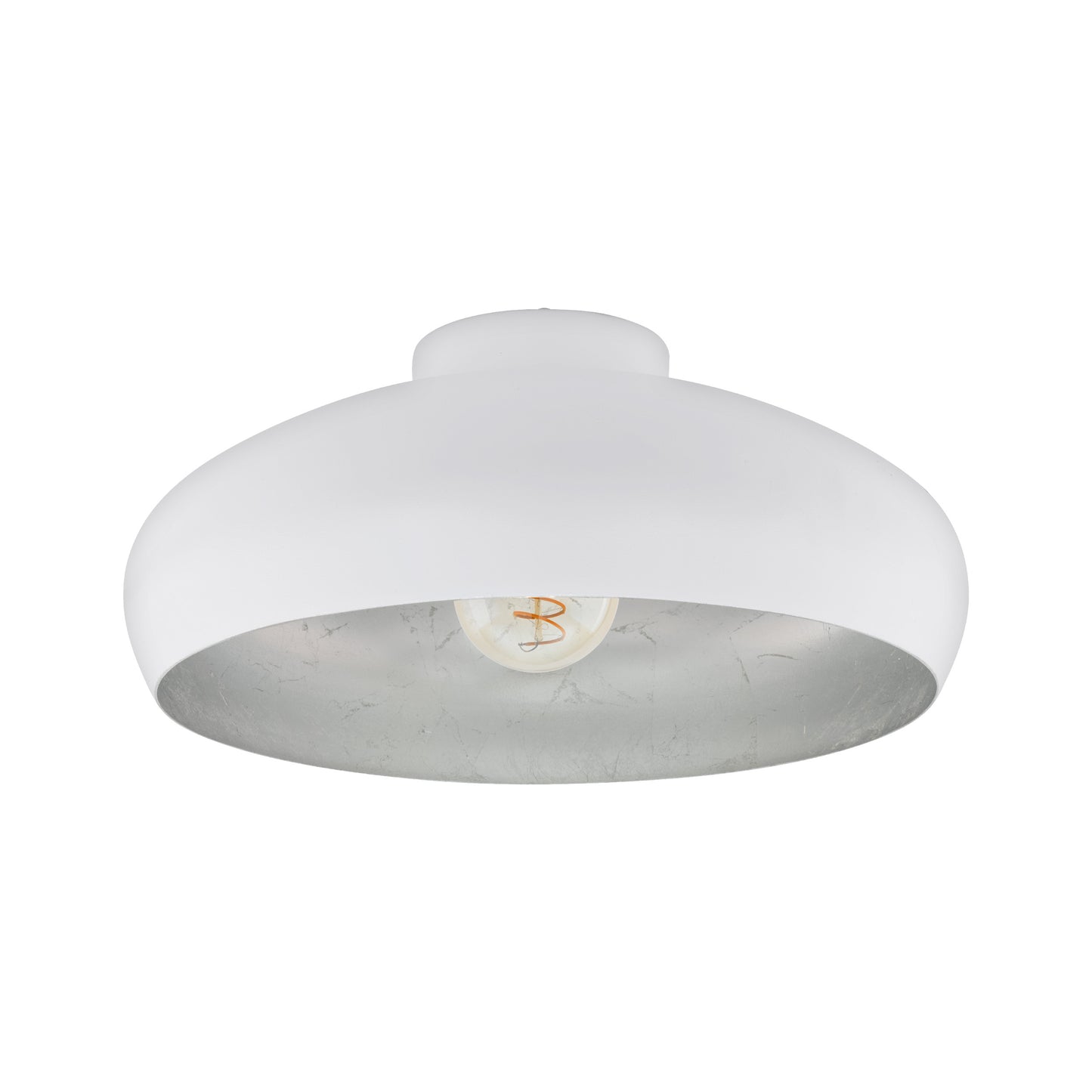 Mogano White Flush Ceiling Light
