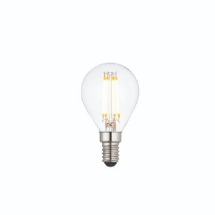 E14/SES 4w LED Golf Clear Warm White Dimmable Light Bulb