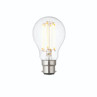 B22/BC 7w LED GLS Clear Warm White Dimmable Light Bulb