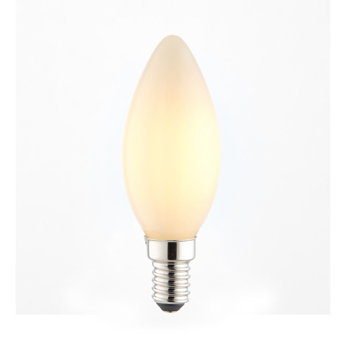 E14/SES 4w LED Candle Coated Warm White Dimmable Light Bulb