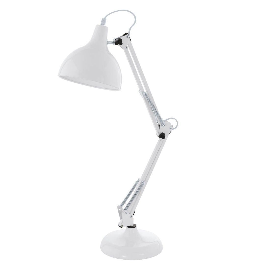 Borgillio White Desk Table Lamp