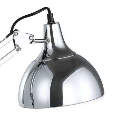 Borgillio Polished Chrome Desk Table Lamp